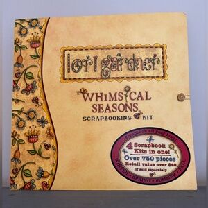 Whimsical Seasons Scrapbooking Kit - Cream